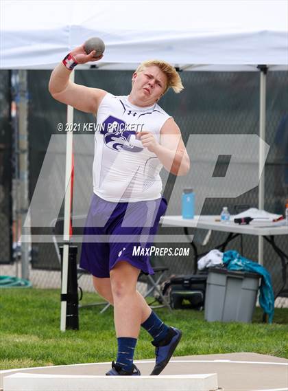 Thumbnail 1 in CHSAA Track & Field 5A Championships (Boys Shot Put) photogallery.