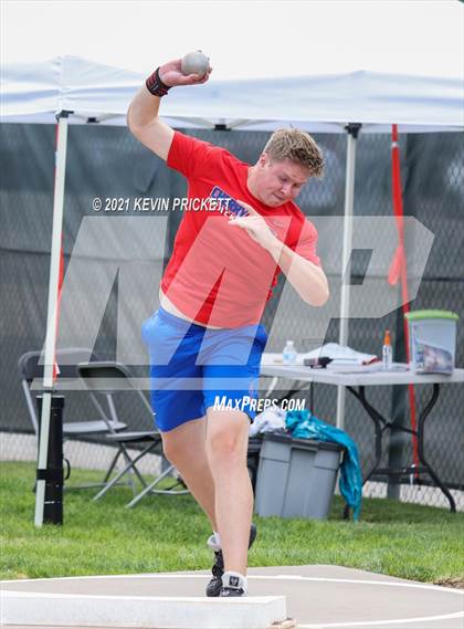 Thumbnail 3 in CHSAA Track & Field 5A Championships (Boys Shot Put) photogallery.