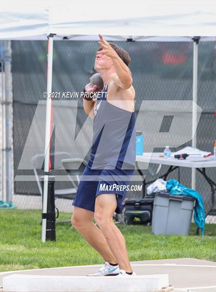 Thumbnail 2 in CHSAA Track & Field 5A Championships (Boys Shot Put) photogallery.