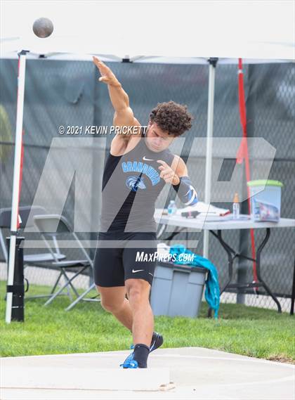 Thumbnail 1 in CHSAA Track & Field 5A Championships (Boys Shot Put) photogallery.