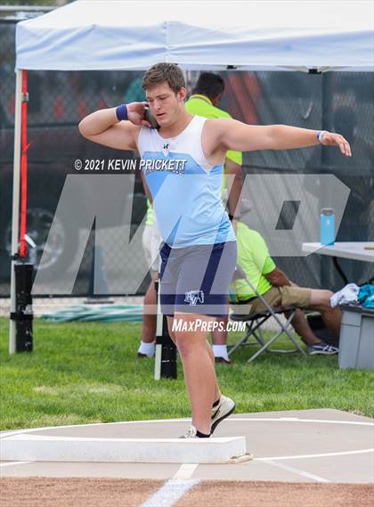 Thumbnail 3 in CHSAA Track & Field 5A Championships (Boys Shot Put) photogallery.