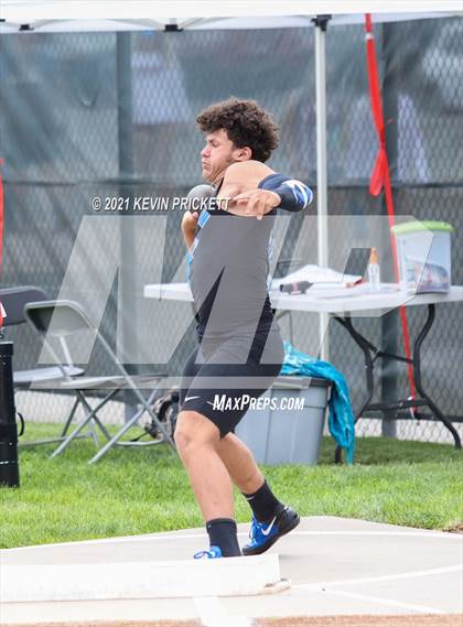Thumbnail 2 in CHSAA Track & Field 5A Championships (Boys Shot Put) photogallery.