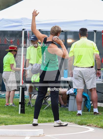 Thumbnail 2 in CHSAA Track & Field 5A Championships (Boys Shot Put) photogallery.
