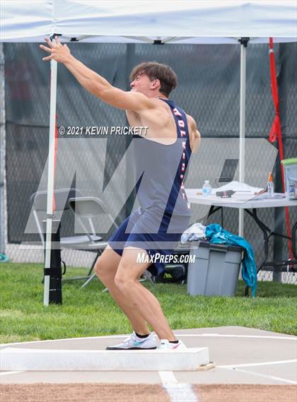 Thumbnail 1 in CHSAA Track & Field 5A Championships (Boys Shot Put) photogallery.