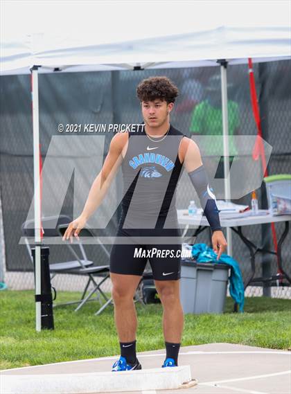 Thumbnail 2 in CHSAA Track & Field 5A Championships (Boys Shot Put) photogallery.