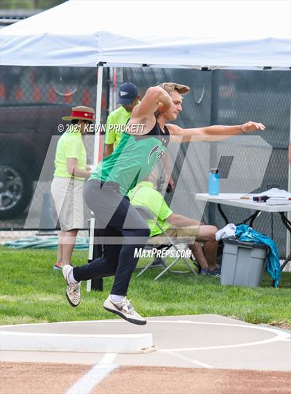 Thumbnail 3 in CHSAA Track & Field 5A Championships (Boys Shot Put) photogallery.