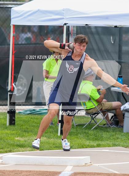 Thumbnail 1 in CHSAA Track & Field 5A Championships (Boys Shot Put) photogallery.