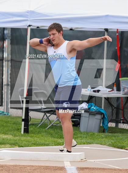 Thumbnail 3 in CHSAA Track & Field 5A Championships (Boys Shot Put) photogallery.