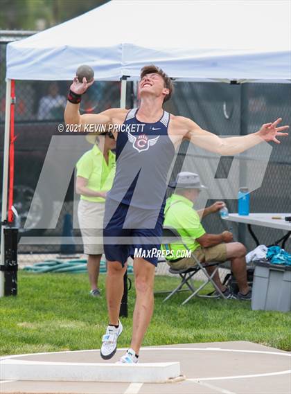 Thumbnail 3 in CHSAA Track & Field 5A Championships (Boys Shot Put) photogallery.