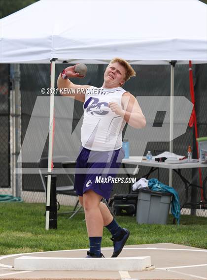 Thumbnail 1 in CHSAA Track & Field 5A Championships (Boys Shot Put) photogallery.