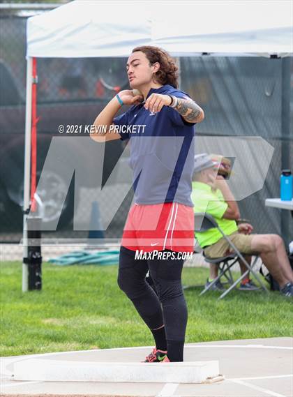 Thumbnail 1 in CHSAA Track & Field 5A Championships (Boys Shot Put) photogallery.