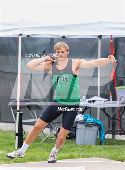 Thumbnail 1 in CHSAA Track & Field 5A Championships (Boys Shot Put) photogallery.