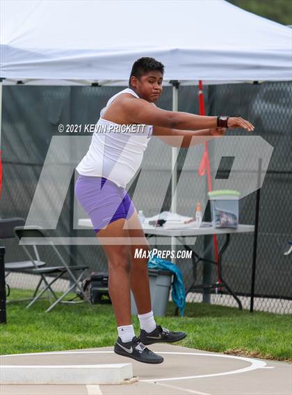 Thumbnail 3 in CHSAA Track & Field 5A Championships (Boys Shot Put) photogallery.