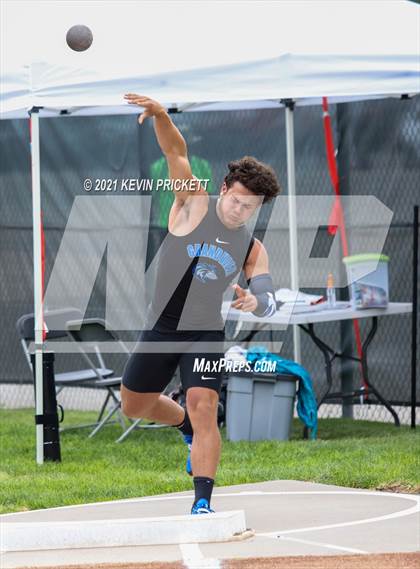 Thumbnail 3 in CHSAA Track & Field 5A Championships (Boys Shot Put) photogallery.