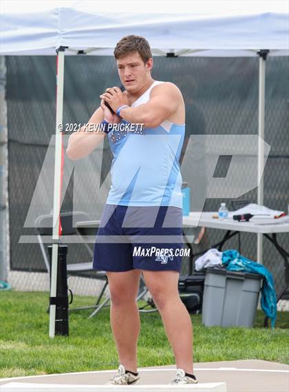 Thumbnail 2 in CHSAA Track & Field 5A Championships (Boys Shot Put) photogallery.
