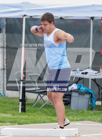 Thumbnail 1 in CHSAA Track & Field 5A Championships (Boys Shot Put) photogallery.