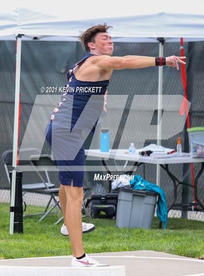 Thumbnail 2 in CHSAA Track & Field 5A Championships (Boys Shot Put) photogallery.
