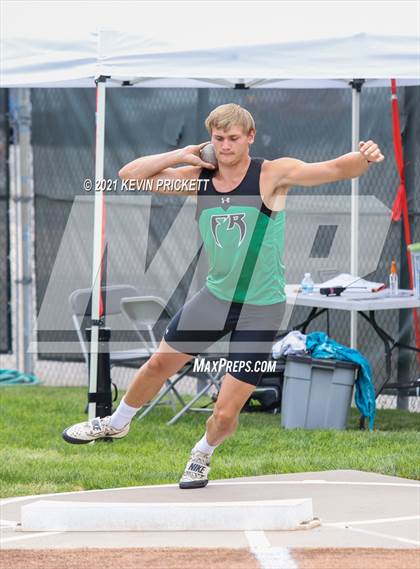 Thumbnail 3 in CHSAA Track & Field 5A Championships (Boys Shot Put) photogallery.