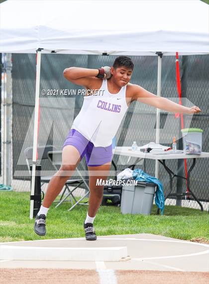 Thumbnail 2 in CHSAA Track & Field 5A Championships (Boys Shot Put) photogallery.