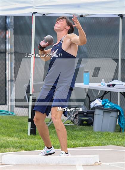 Thumbnail 3 in CHSAA Track & Field 5A Championships (Boys Shot Put) photogallery.