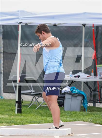 Thumbnail 2 in CHSAA Track & Field 5A Championships (Boys Shot Put) photogallery.