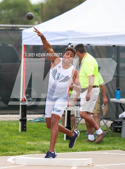 Thumbnail 3 in CHSAA Track & Field 5A Championships (Boys Shot Put) photogallery.