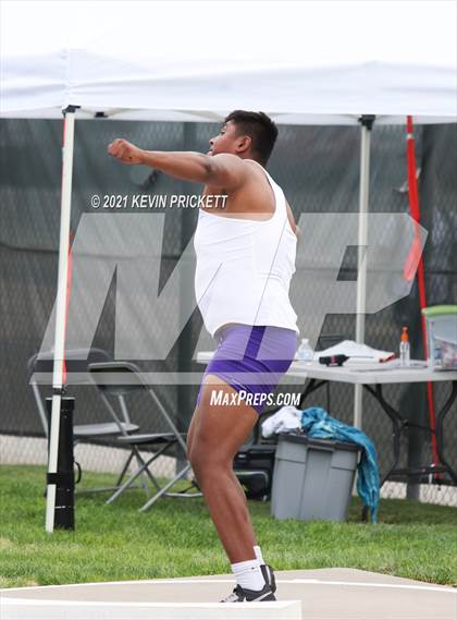 Thumbnail 1 in CHSAA Track & Field 5A Championships (Boys Shot Put) photogallery.