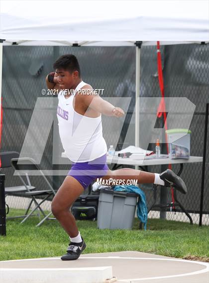Thumbnail 2 in CHSAA Track & Field 5A Championships (Boys Shot Put) photogallery.