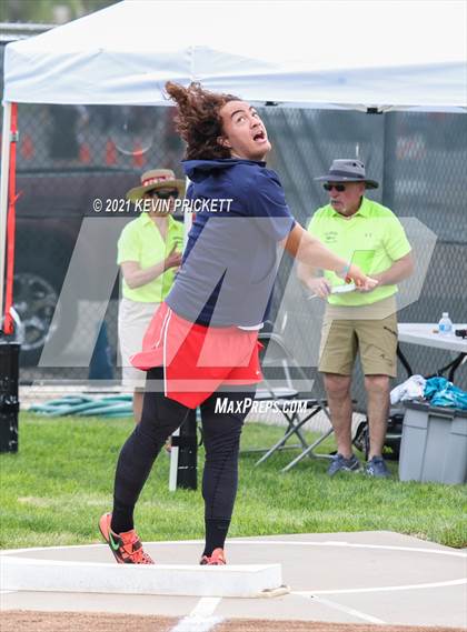 Thumbnail 1 in CHSAA Track & Field 5A Championships (Boys Shot Put) photogallery.