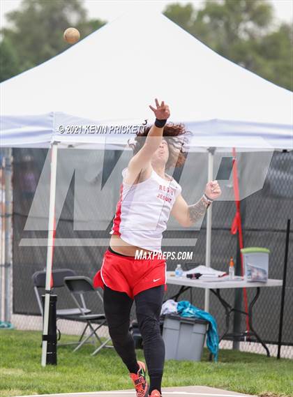 Thumbnail 3 in CHSAA Track & Field 5A Championships (Boys Shot Put) photogallery.