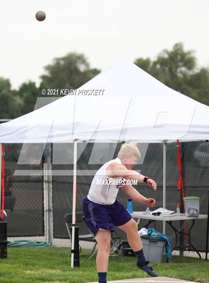 Thumbnail 3 in CHSAA Track & Field 5A Championships (Boys Shot Put) photogallery.