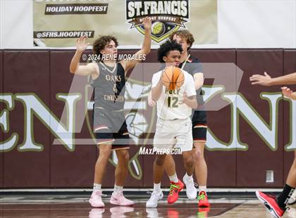 Thumbnail 3 in Oaks Christian vs Long Beach Poly photogallery.