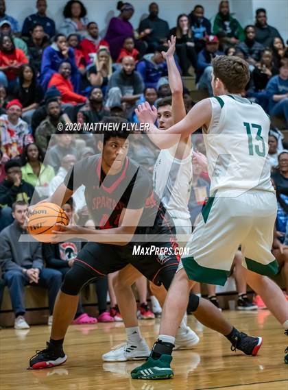 Thumbnail 2 in The Burlington School vs. Greenfield (Hoopstate MLK Classic - Kinston) photogallery.