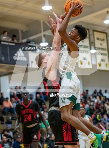 Thumbnail 1 in The Burlington School vs. Greenfield (Hoopstate MLK Classic - Kinston) photogallery.