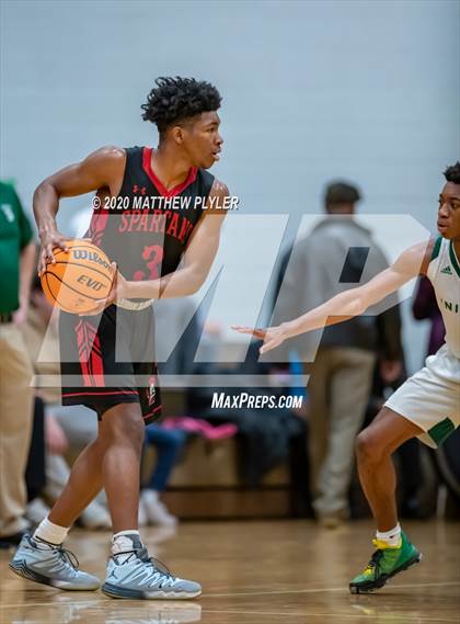 Thumbnail 2 in The Burlington School vs. Greenfield (Hoopstate MLK Classic - Kinston) photogallery.