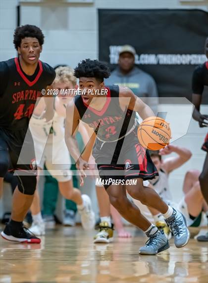 Thumbnail 1 in The Burlington School vs. Greenfield (Hoopstate MLK Classic - Kinston) photogallery.