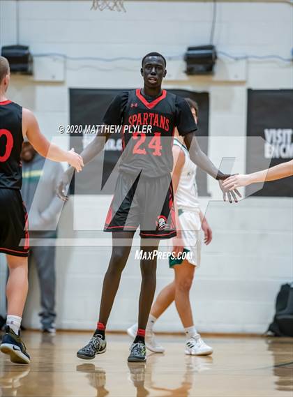 Thumbnail 2 in The Burlington School vs. Greenfield (Hoopstate MLK Classic - Kinston) photogallery.