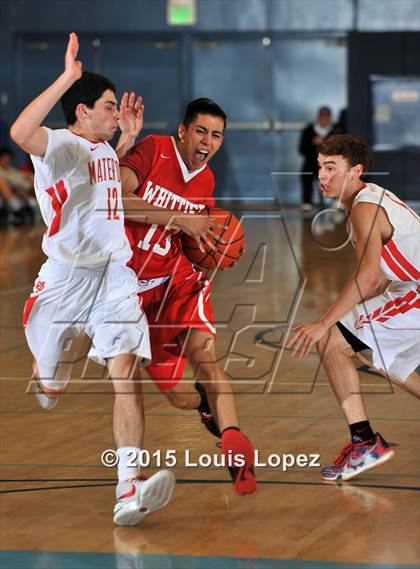 Thumbnail 3 in Whittier vs. Mater Dei photogallery.