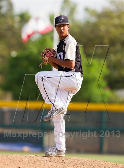 Thumbnail 2 in Enochs @ Turlock (CIF SJS D1 Playoffs) photogallery.