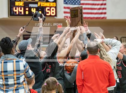 Thumbnail 3 in Fishers vs. Hamilton Southeastern (IHSAA 4A Sectional 6 Championship) photogallery.