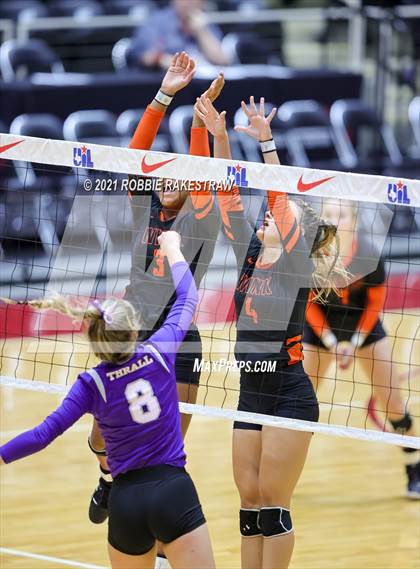Thumbnail 3 in Wink vs. Thrall (UIL Volleyball 2A Semifinals) photogallery.