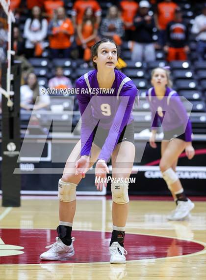 Thumbnail 3 in Wink vs. Thrall (UIL Volleyball 2A Semifinals) photogallery.
