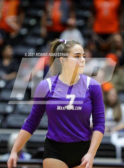 Thumbnail 3 in Wink vs. Thrall (UIL Volleyball 2A Semifinals) photogallery.