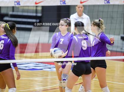 Thumbnail 3 in Wink vs. Thrall (UIL Volleyball 2A Semifinals) photogallery.