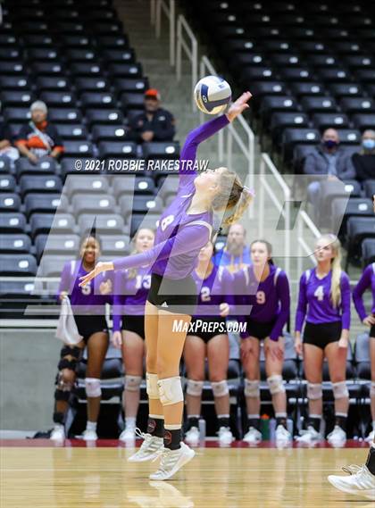 Thumbnail 3 in Wink vs. Thrall (UIL Volleyball 2A Semifinals) photogallery.