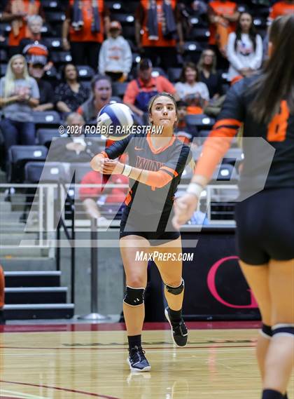 Thumbnail 3 in Wink vs. Thrall (UIL Volleyball 2A Semifinals) photogallery.