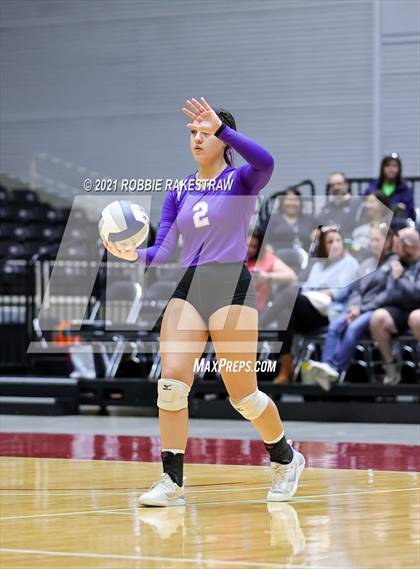 Thumbnail 3 in Wink vs. Thrall (UIL Volleyball 2A Semifinals) photogallery.