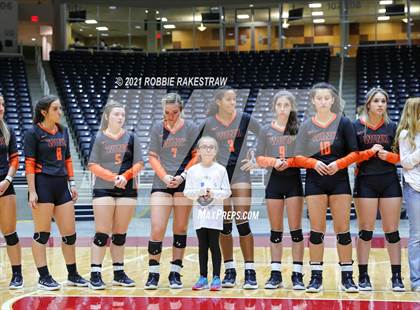 Thumbnail 3 in Wink vs. Thrall (UIL Volleyball 2A Semifinals) photogallery.