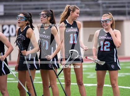 Thumbnail 2 in Charlotte Catholic vs. Cardinal Gibbons (NCHSAA 4A Final Awards) photogallery.