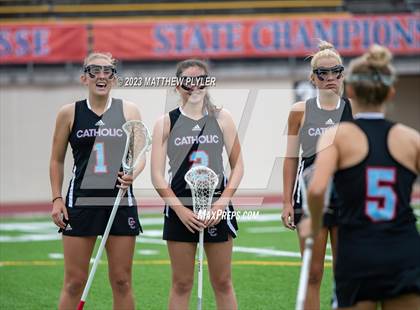 Thumbnail 2 in Charlotte Catholic vs. Cardinal Gibbons (NCHSAA 4A Final Awards) photogallery.